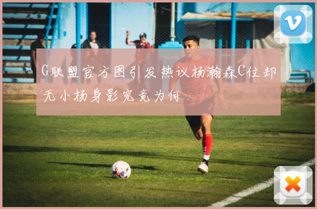 G联盟官方图引发热议杨瀚森C位却无小杨身影究竟为何
